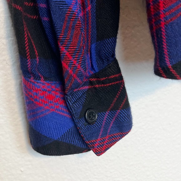 Rails Hunter Button Down Plaid Electric Blue Small - Picture 6 of 14